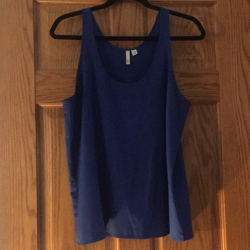 Midnight Blue Frenchi Large Womens Blouse